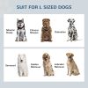 Elevated Dog Bowl Station with Storage Drawer, Gray