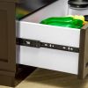 Elevated Dog Feeder Station with Storage Drawer, Brown