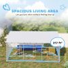Outdoor Dog Kennel with Waterproof Roof