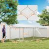 Tall Outdoor Dog Kennel for Small to Large Dogs