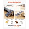 4-Step Foldable Wood Pet Stairs with Non-Slip Treads
