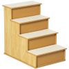 Cushioned Pet Stairs for Small Dogs & Cats