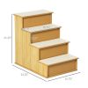 Cushioned Pet Stairs for Small Dogs & Cats