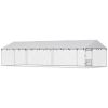 Expansive Outdoor Dog Run with Rotating Feeder & Weather Cov