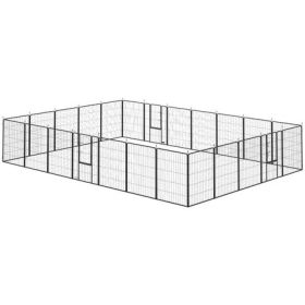 24-Panel Modular Dog Playpen, 39" Height
