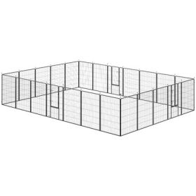 24-Panel Modular Dog Playpen, 44.5" Height