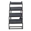 4-Step Folding Dog Car Stairs, Non-Slip Support