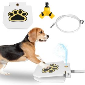 Paw-Pedal Outdoor Water Fountain