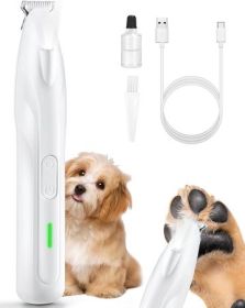 Cordless Pet Hair Trimmer with LED Light