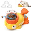 Yellow Duck Puzzle Treat Toy