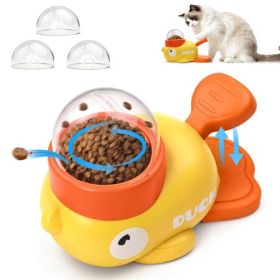 Yellow Duck Puzzle Treat Toy