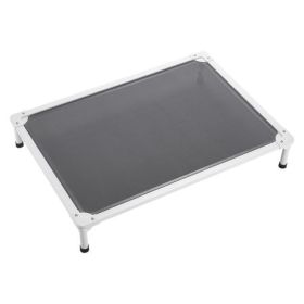 Elevated Cooling Bed for Large Dogs, Gray #2