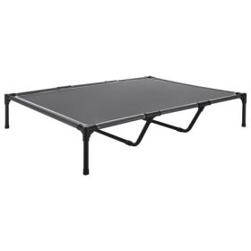 Elevated Cooling Bed for Large Dogs, Gray