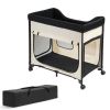 Dual-Level Bunk Lounge Bed for Dogs, Beige