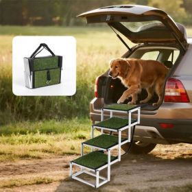 Foldable Car Ramp for Dogs - Green
