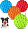 Indestructible Squeaky Chew Ball in Green