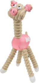 Jute and Rope Giraffe-Pig Chew Toy