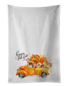 Fall Harvest Bernese Mountain Dog Kitchen Towel Set