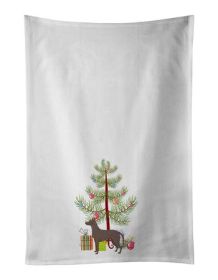 Xolo Mexican Hairless Dog Christmas Kitchen Towel Set