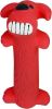 Red Loofa Latex Squeaky Toy