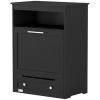 Pull-Out Feeding Station Cabinet with Storage Hooks
