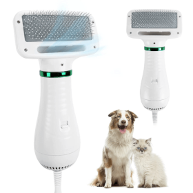 2-in-1 Pet Dryer & Slicker Brush