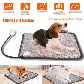 Waterproof Electric Pet Heating Pad, Grey