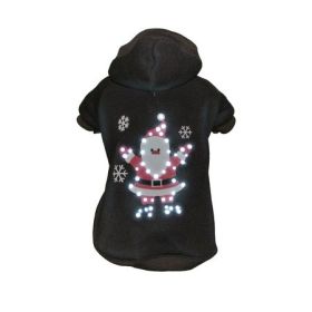 Light-Up Juggling Santa Hooded Sweater Costume