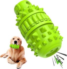 Tough Natural Rubber Chew & Squeaky Toy - Yellow