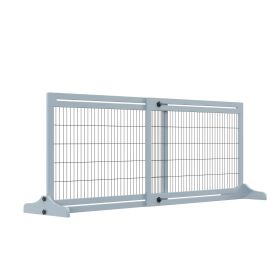 Freestanding Extra Wide Pet Gate – 72" Adjustable