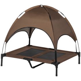 Elevated Cot with UV Canopy – Portable Shade Protection