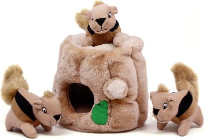 Hide-A-Squirrel Puzzle Toy – Interactive Plush Game