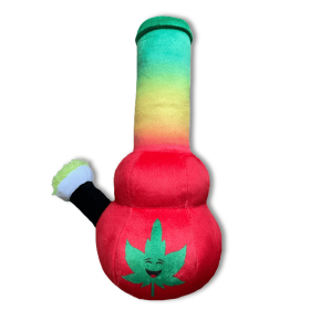 Bo da Bong Squeaky Plush Toy – Rasta Colors