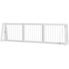 Adjustable Wooden Pet Gate – Freestanding Design
