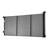 Extra-Wide Retractable Mesh Dog Gate - Black