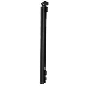 Extra-Wide Tall Retractable Dog Gate, Black