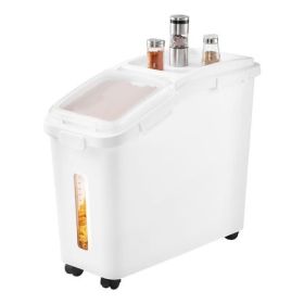Large Airtight Dog Food Storage Bin with Wheels