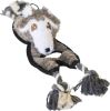 Flat Tugger Wolf Tug Toy with Hidden Ball