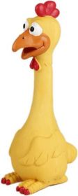 Rubber Chicken Squeaky Fetch Toy
