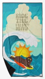 Brown Newfoundland Oversized Beach Towel