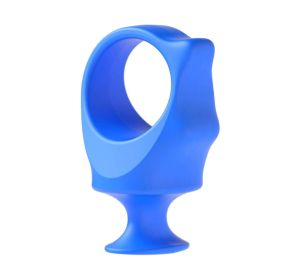 Small Bite Block for Stress-Free Tooth Brushing (Color: Blue)