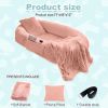 Oversized Faux Fur Cuddle Bed for You and Your Pup