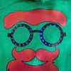 Light-Up Cool Santa Shades Hooded Sweater Costume