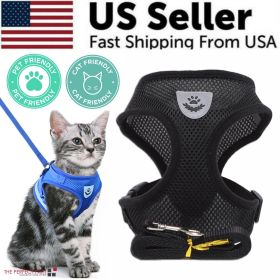 Reflective Adjustable Dog Harness (Color / Size: Black / S)