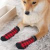 Anti-Slip Traction Dog Socks with Reflective Straps