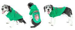 Light-Up Cool Santa Shades Hooded Sweater Costume