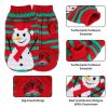 Holiday Turtleneck Sweater in Snowman or Furball Stripes