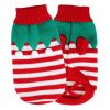 Holiday Turtleneck Sweater in Snowman or Furball Stripes