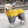 Reflective Waterproof Hooded Dog Raincoat