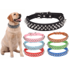 Spiked Studded Leather Collar